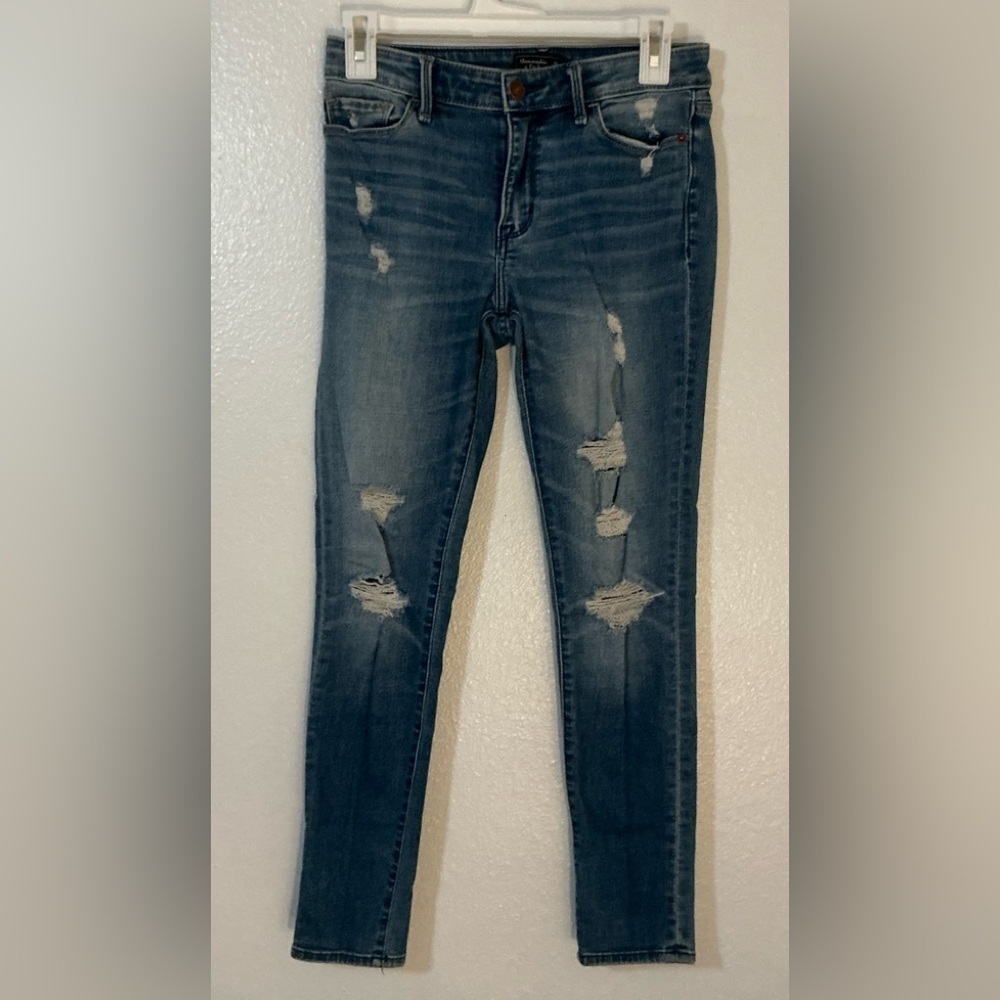 Abercrombie & Fitch Blue Skinny Jeans
